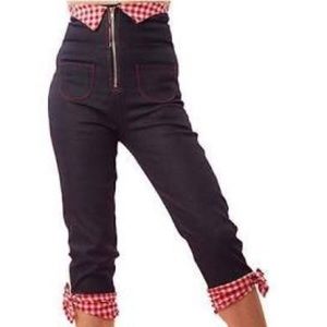 Pinky Pinups high waisted crop pants